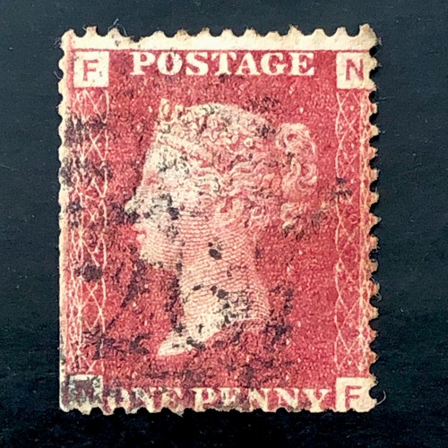 1865 stamp penny red - gb, 1d