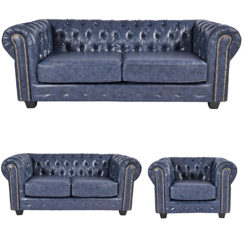 Chesterfield leather antique - chesterfield,