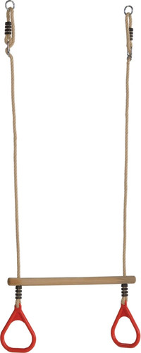 Wooden trapeze bar with - bar,
