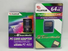 Fujifilm Pc Card Adapter PC AD3 for Smart Media memory Card's 64MB Card Included