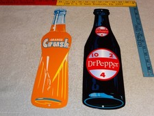 VINTAGE SODA BOTTLE SIGN LOT
