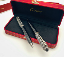 Cartier Black Metal Ballpoint