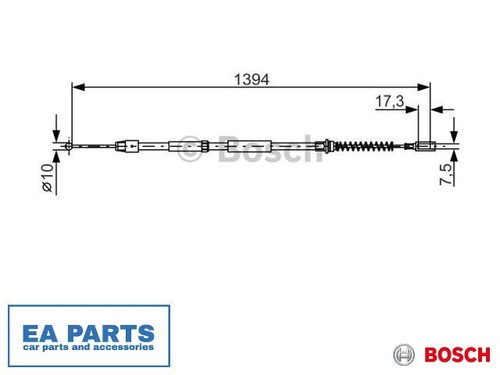 Cable parking brake for vw - cable,,