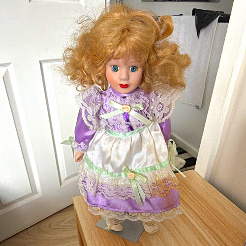 Porcelain girl doll light - porcelain,