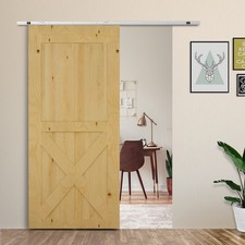 Single Sliding Barn Wood Door