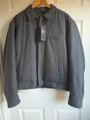 Hugo boss grey wool bomber - boss,