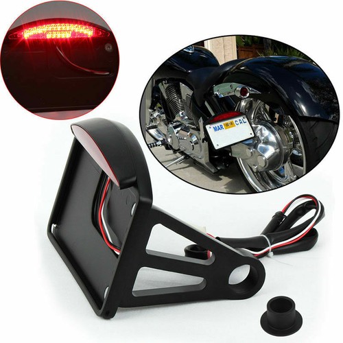 Black motorcycle license plate - black,