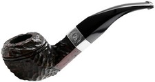 Peterson Donegal Rocky Rustic Finish Medium Bent Bulldog Briar Pipe (80s)
