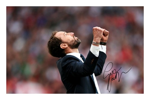 Gareth southgate signed - signed, a4