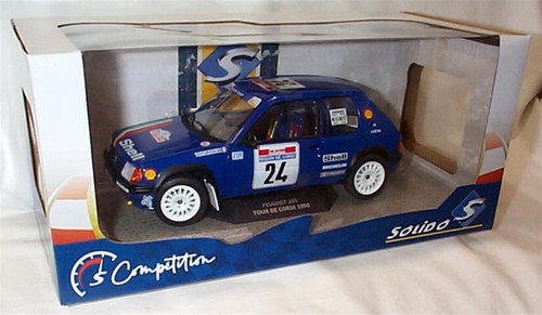 Peugeot 205 rallye rally - 1/18,