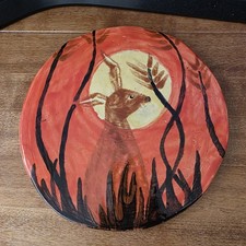 Hard Rabbit Decorative Plate