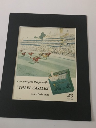 Three castles cigarettes - castles, cigarettes-1957