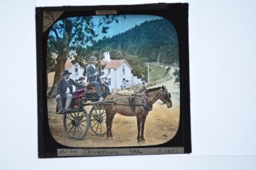 Irish jaunting car horse drawn - irish,