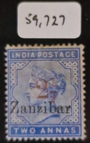 Zanzibar sg26k on - zanzibar, 21/2a