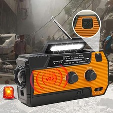 4000mAh Wind Up Solar Radio