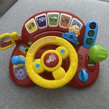 VTech Toddler Interactive Drover Toy Featuring a Steering Wheel with Music... 
