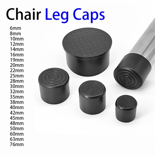 Round rubber furniture foot - round,