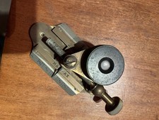 ANTIQUE BRASS OPTICAL THREAD COUNTER, JH Heal manufactured in Halifax