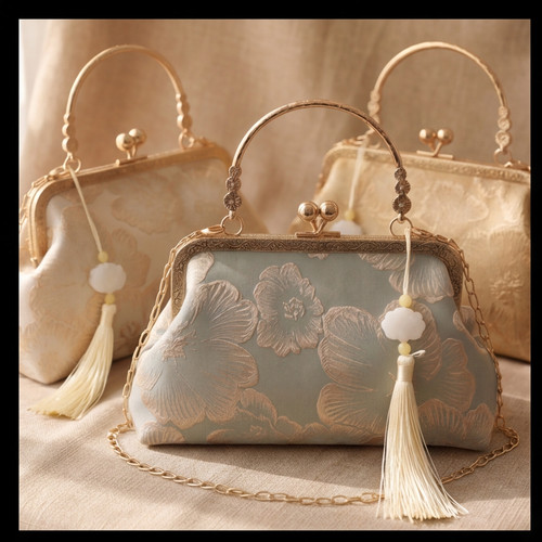 Vintage silk floral evening - silk,