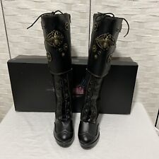 Demonia Steam Punk Boots Uk 5