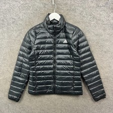 Adidas Jacket Womens Small Black Varilite Puffer Duck Down Insulated Coat Padded