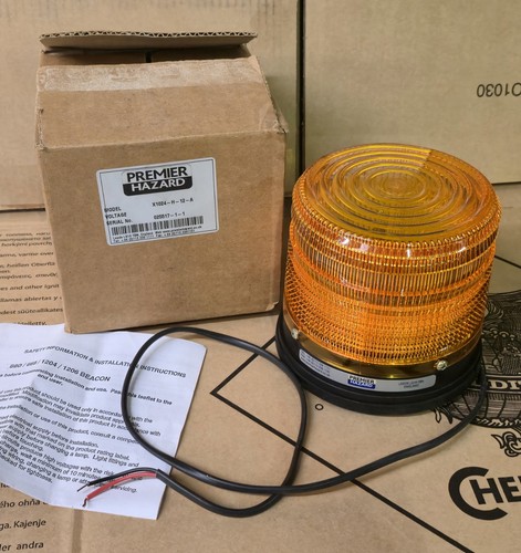 Premier hazard amber warning - premier,