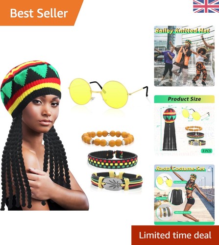 Piece rasta costume set with - costume,