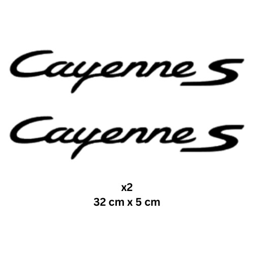 Premium cayenne door decal - premium,