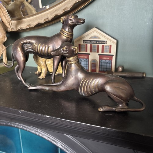 Pair vintage bronze brass - pair, bronze/