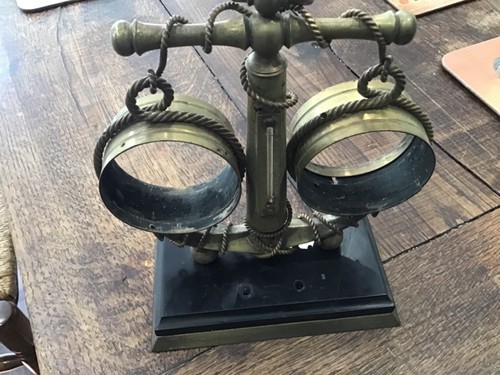 Maritime clock barometer - clock, &