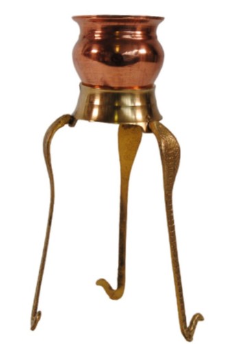 Lota pot size with stand - lota, 4