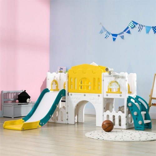 Wooden swing set - wooden, with