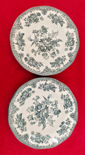 2 Vintage Enoch Wedgwood Cottage Rose 22cm Plates ( A 61 )