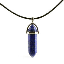 Necklace Quartz Chakra Crystal Natural Healing Point Cut Gemstone Pendant Reiki