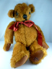 RARE Vintage 1950’s/1960'S TWO-FACED  18 inch Teddy/Human Bear - needs TLC