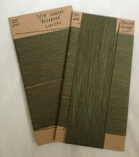 LINEN - Olive - Rotproof - hand sewing thread for leather + canvas  - 18/3