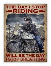 Funny Motorcycle Metal Garage