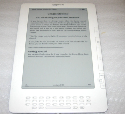 Amazon kindle 4gb white - 4gb,,