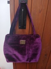 Biba Plum Velvet Evening Bag -