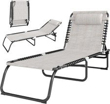 Outsunny Foldable Sun Lounger
