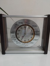  GMT World Desk Clock With Red