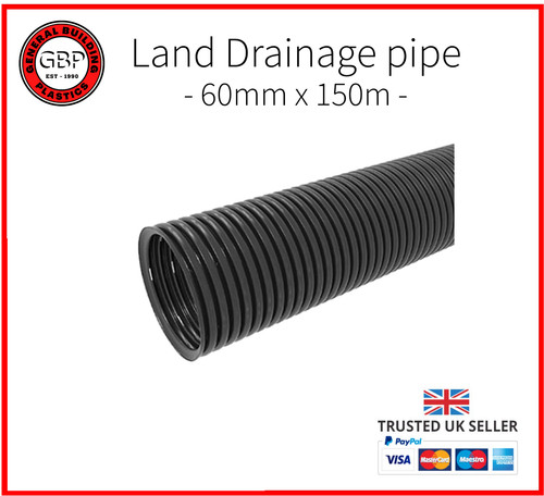 60mm 150m perforated land - 150m,