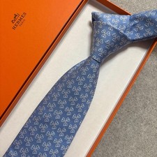 Hermes Tie Floral Horse