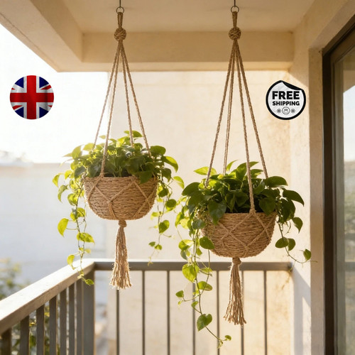 Macrame plant hanger garden - hanger,