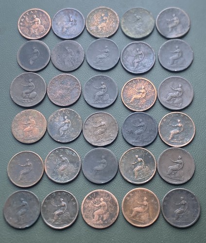 30x george iii - 30x, pennies