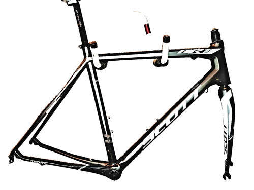 Scott cr1 pro carbon frameset - carbon,