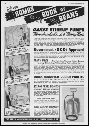 1943 oakes mfg tipton - 1943,
