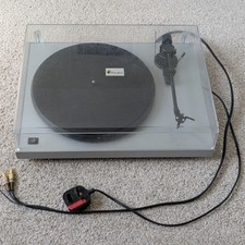 Pro-Ject Debut II 2 Turntable Record Player HiFi Silver Phono Tested & Working