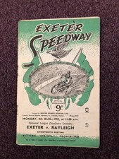 Speedway programme Exeter v