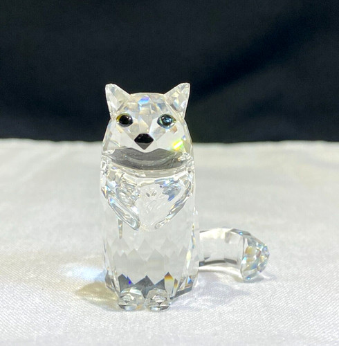 Swarovski cat sitting 160799 - cat,